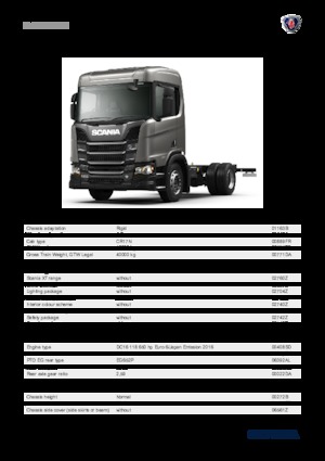 Krute šasije Scania R 650 B4x2NZ