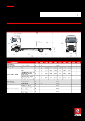 Krute šasije Renault T 440.18 HIGHCAB 4x2 R LOW E6 (LHD)