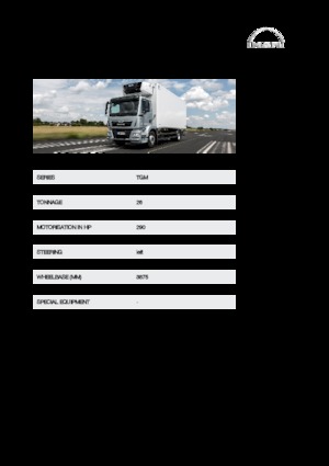 Krute šasije MAN TGM 26.290 6x4