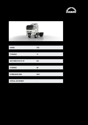 Krute šasije MAN TGS 18.500 4x4