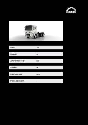 Krute šasije MAN TGS 26.500 6x6H