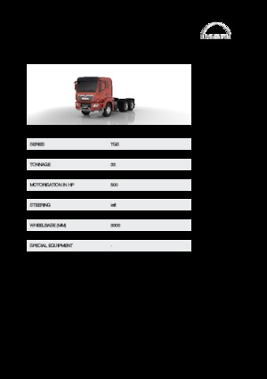 Krute šasije MAN TGS 33.500 6x6H