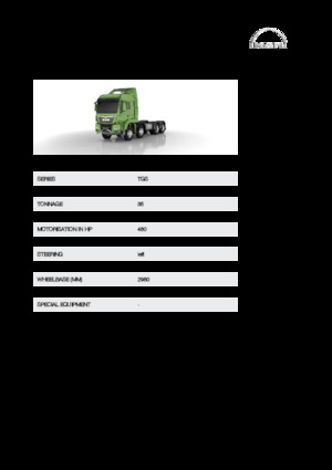 Krute šasije MAN TGS 35.460 8x6