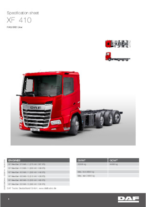 Krute šasije DAF XF 480 FAQ
