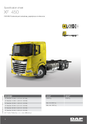 Krute šasije DAF XF 530 FAR