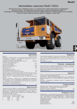Kruti kiperi kamioni Belaz 75054