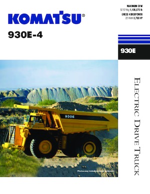 Kruti kiperi kamioni Komatsu 930-E4