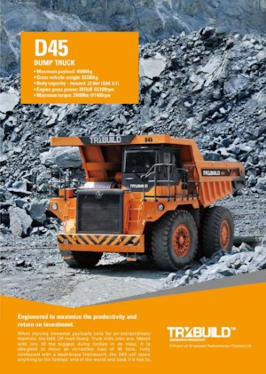 Kruti kiperi kamioni TRXBUILD D45
