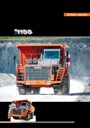 Kruti kiperi kamioni Hitachi EH1100-5