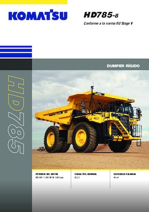 Kruti kiperi kamioni Komatsu HD785-8E0