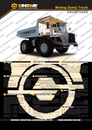 Kruti kiperi kamioni Sinoway SWORT280R