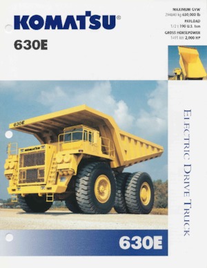 Kruti kiperi kamioni Komatsu 630E