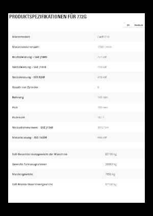 Kruti kiperi kamioni Caterpillar 772G