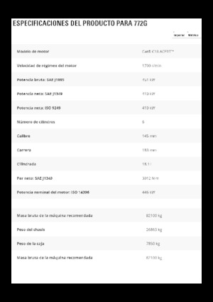 Kruti kiperi kamioni Caterpillar 772G
