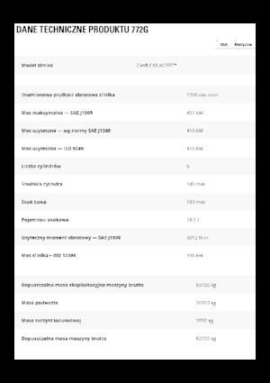 Kruti kiperi kamioni Caterpillar 772G