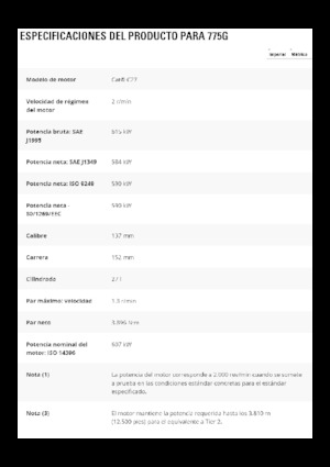 Kruti kiperi kamioni Caterpillar 775G