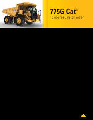 Kruti kiperi kamioni Caterpillar 775G