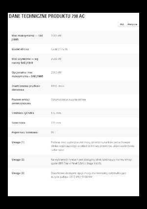 Kruti kiperi kamioni Caterpillar 798 AC