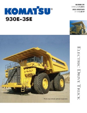 Kruti kiperi kamioni Komatsu 930E-3SE