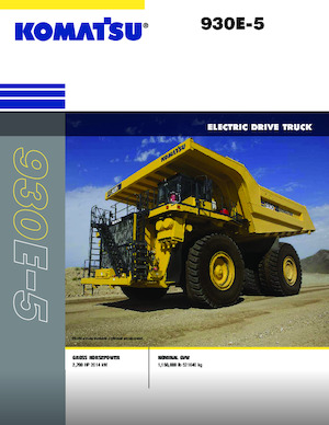 Kruti kiperi kamioni Komatsu 930E