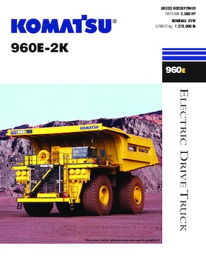Kruti kiperi kamioni Komatsu 960E-2K