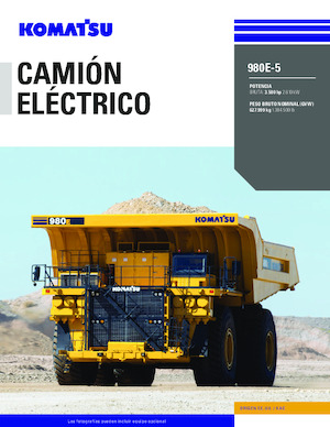 Kruti kiperi kamioni Komatsu 980E-5