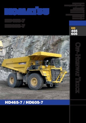 Kruti kiperi kamioni Komatsu HD465-7