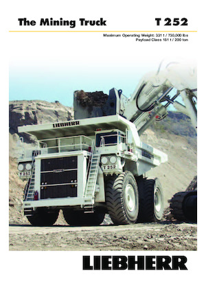 Kruti kiperi kamioni Liebherr T 252