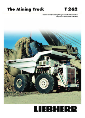 Kruti kiperi kamioni Liebherr T 262