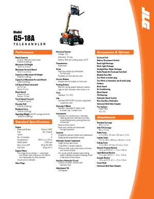 Teleskopski utovarivači JLG G 5-18 A