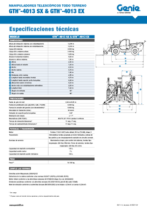 Teleskopski utovarivači Genie GTH-4013 EX