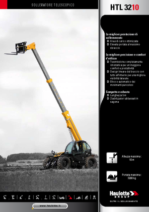 Teleskopski utovarivači Haulotte HTL3210