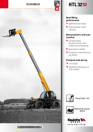 Teleskopski utovarivači Haulotte HTL3210