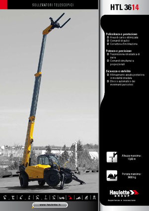 Teleskopski utovarivači Haulotte HTL3614