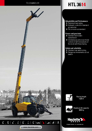 Teleskopski utovarivači Haulotte HTL3614