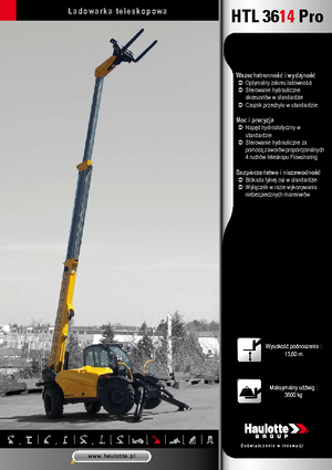 Teleskopski utovarivači Haulotte HTL3614