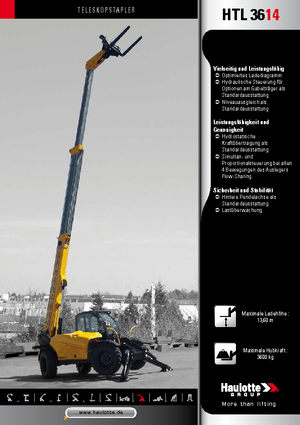Teleskopski utovarivači Haulotte HTL3614