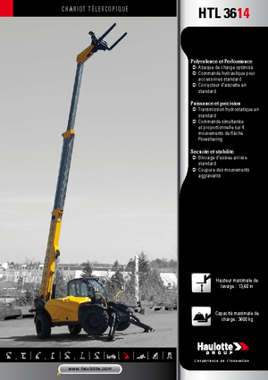 Teleskopski utovarivači Haulotte HTL3614