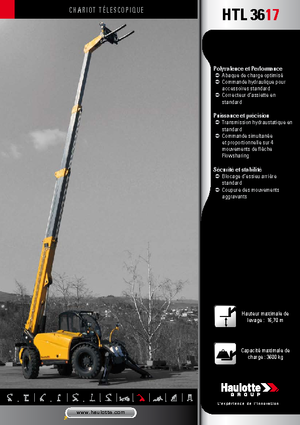 Teleskopski utovarivači Haulotte HTL3617