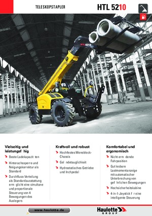 Teleskopski utovarivači Haulotte HTL5210