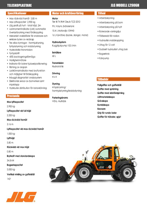 Teleskopski utovarivači JLG L 2906 H