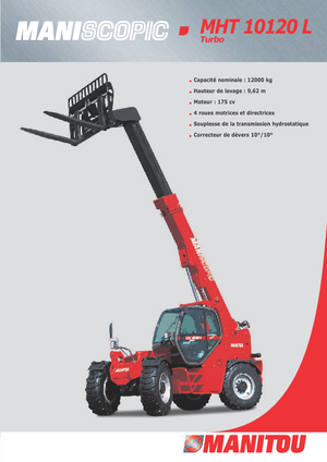 Teleskopski utovarivači Manitou MHT 10120 L Turbo