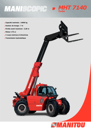 Teleskopski utovarivači Manitou MHT 7140