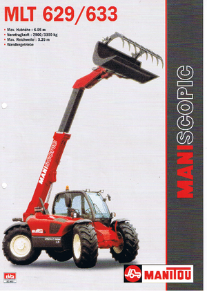 Teleskopski utovarivači Manitou MLT 629