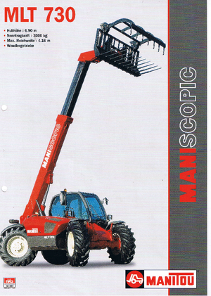Teleskopski utovarivači Manitou MLT 730 T