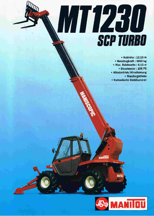 Teleskopski utovarivači Manitou MT 1230 SCP