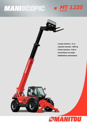Teleskopski utovarivači Manitou MT 1235 S