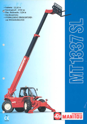 Teleskopski utovarivači Manitou MT 1337 SL