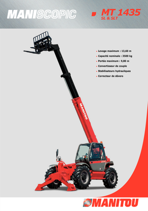 Teleskopski utovarivači Manitou MT 1435 SL