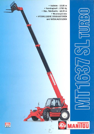 Teleskopski utovarivači Manitou MT 1637 SLT